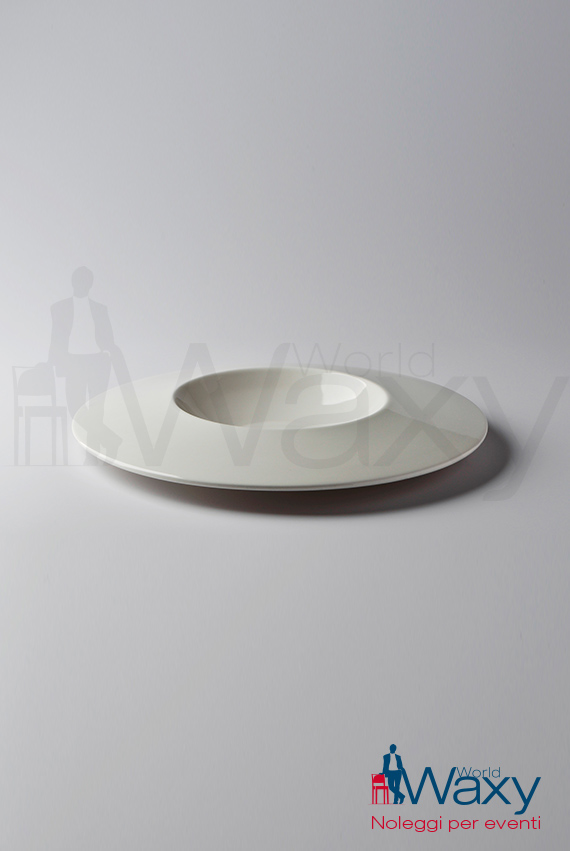 piatto fondo d. 30,5 cm mod. Float porcellana panna Steelite