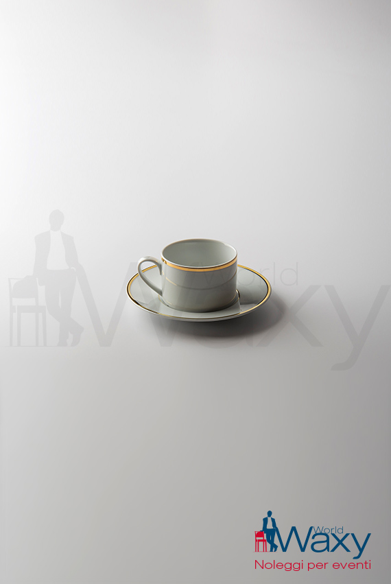 tazza the porcellana mod. Aida filo oro
