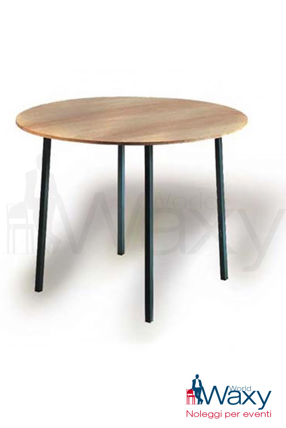Tavoli Tavolo Rotondo Diam Cm 180 Piano In Legno Grezzo