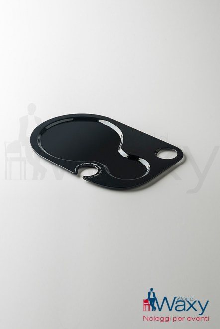 BUFFPBP003_PIATTO_BENTO_IN_PLEXIGLASS_NERO_CON_FORO_PORTA_BICCHIERE