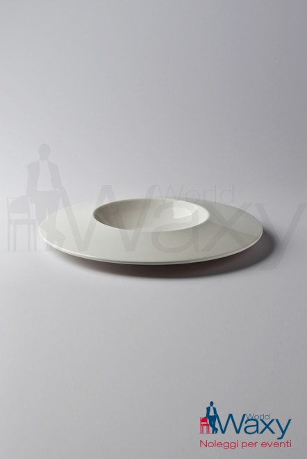 piatto fondo d. 30,5 cm mod. Float porcellana panna Steelite