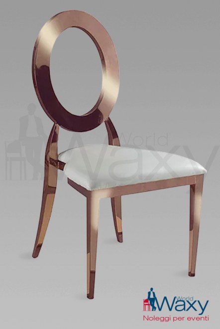 sedia mod. Ville colore Rose Gold