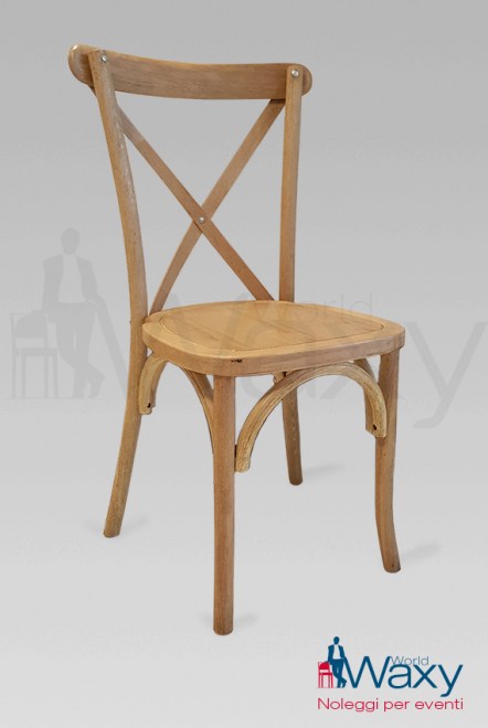 sedia Croce faggio naturale