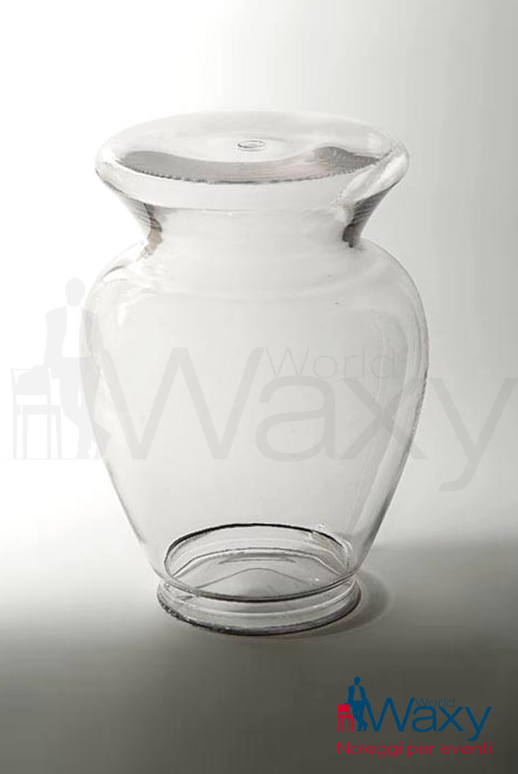 sgabello kartell h. 46 cm.  mod. La Bohème 3  in policarbonato trasparente
