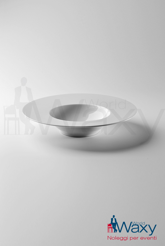 piatto pasta d. 27 cm mod. Époque in porcellana bianca 