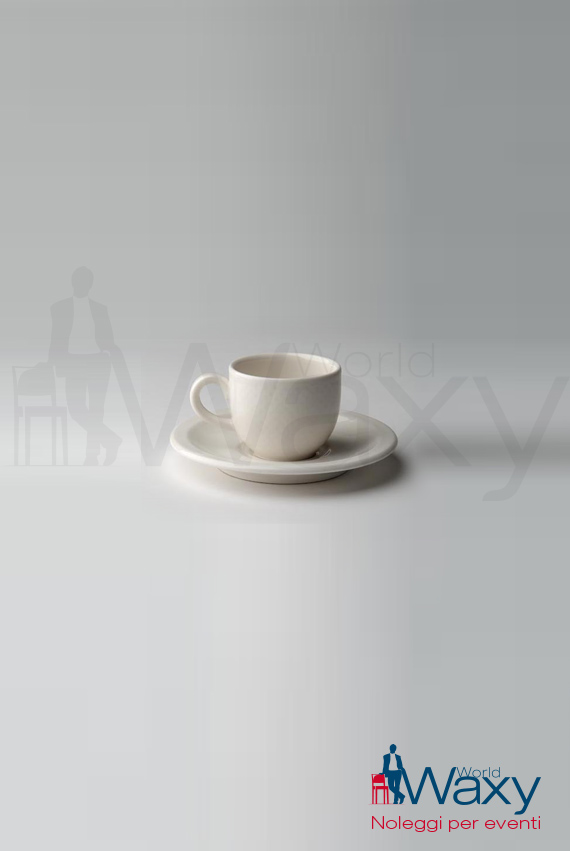 tazzina caffé con piattino color panna mod Easy Villeroy&Boch