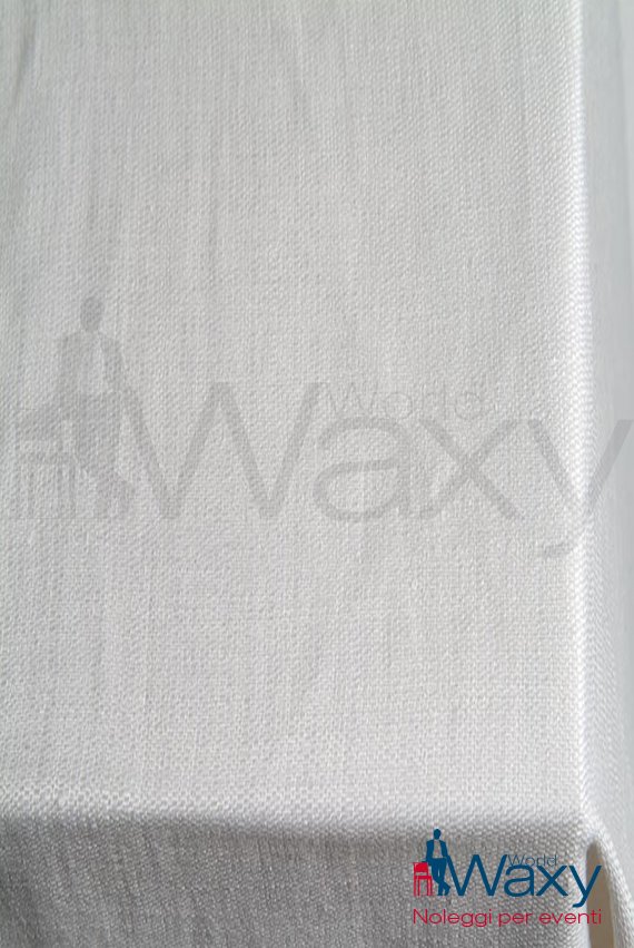 coprimacchia in lino bianco 200x200 cm